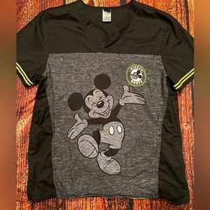 Disney Mickey Mouse large unisex nursing scrub top!